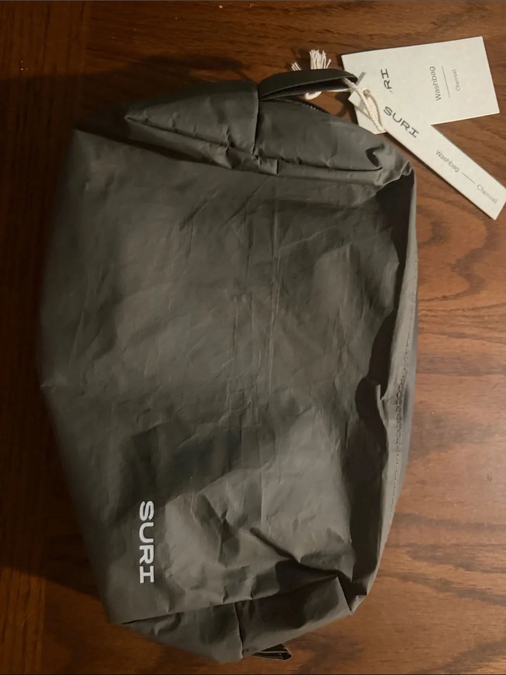 Men's Gray Travel Toiletry Bag